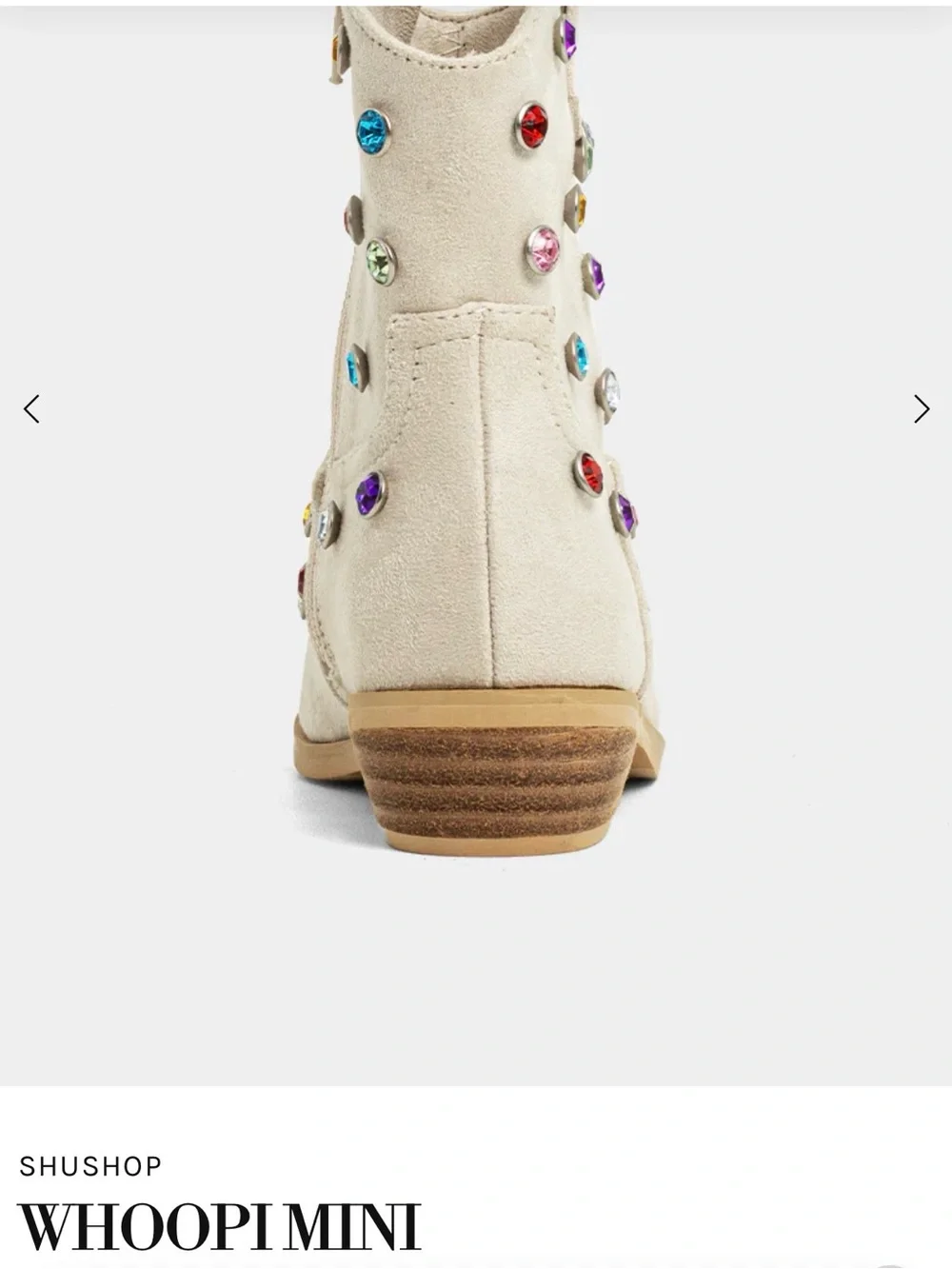 Whoopi mini ivory beige